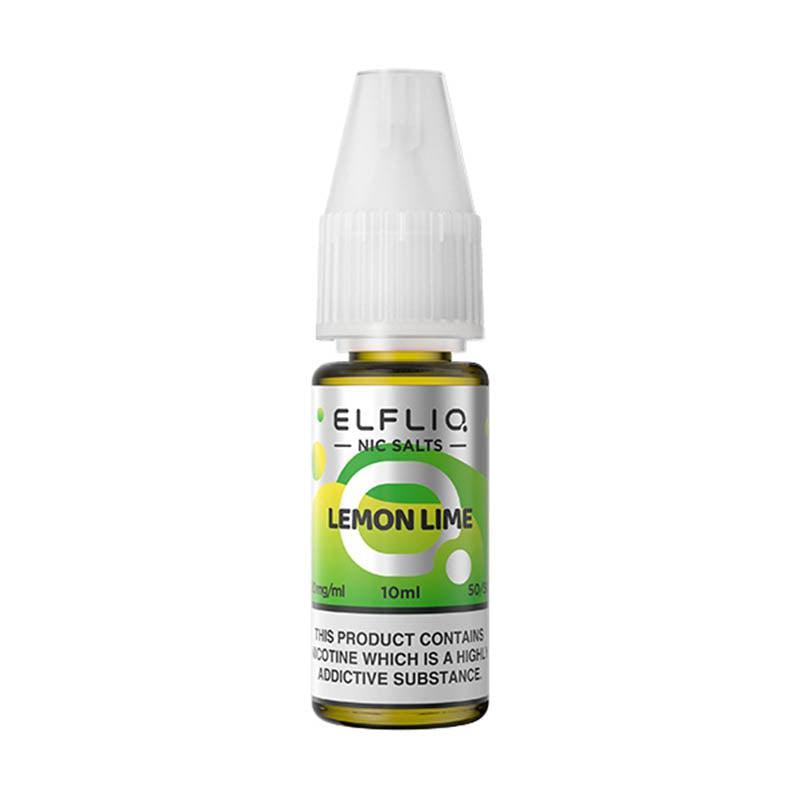 Elfliq 20mg Nic Salts - Lemon Lime 20mg 10ml Nic Salt Elf Bar