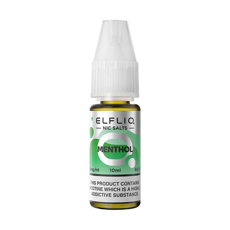 Elfliq 20mg Nic Salts - Menthol 20mg 10ml Nic Salt Elf Bar