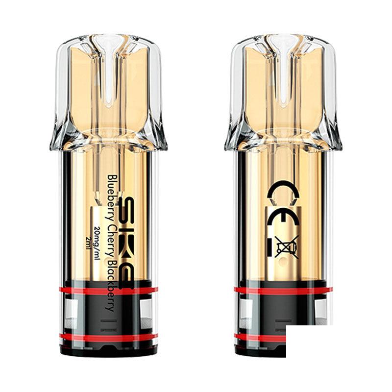 SKE Crystal Plus Prefilled Pods 2 Pack - Blueberry Cherry Blackberry 20mg Vape Pods SKE Crystal
