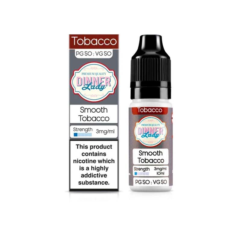 Dinner Lady Smooth Tobacco 50/50 - 12mg 10ml Freebase Dinner Lady