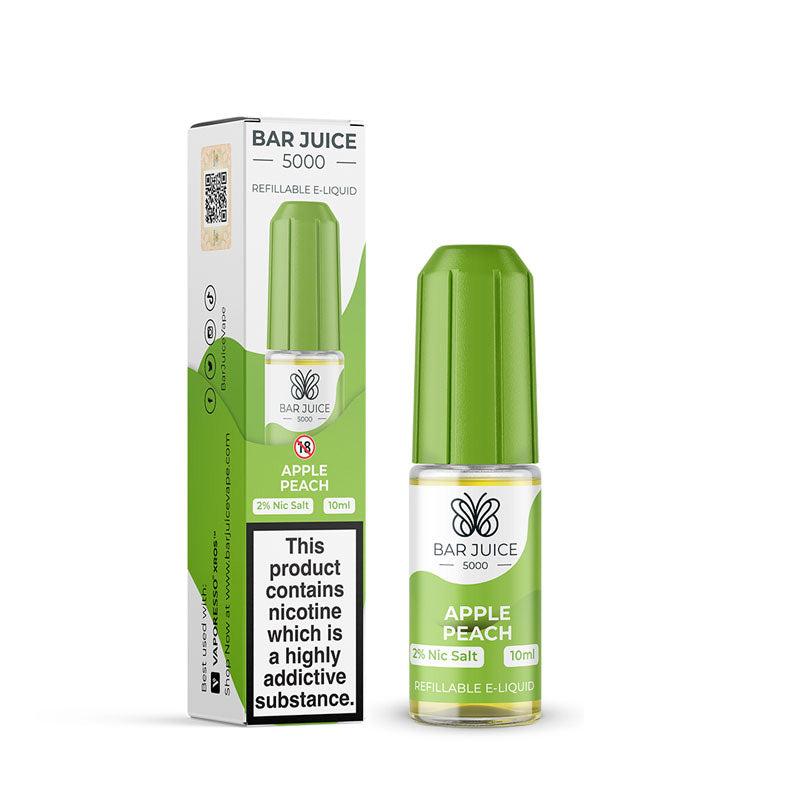 Bar Juice 5000 Nic Salt 20mg - Apple Peach 20mg 10ml Nic Salt Bar Juice 5000