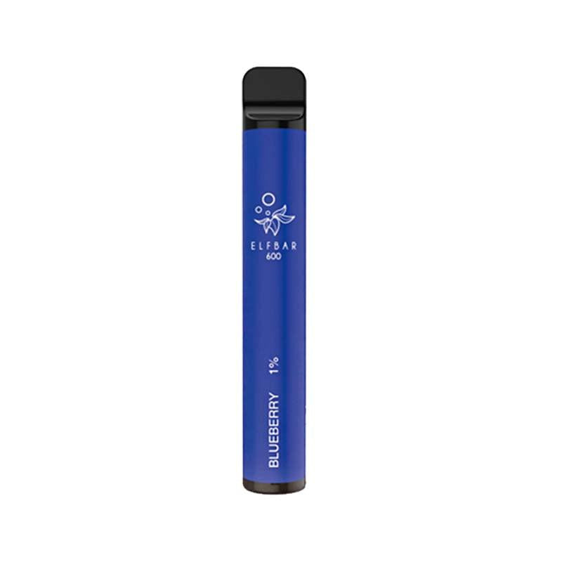 Elf Bar 600 Disposable Vape 10mg - Blueberry 10mg Disposable Vape Elf Bar