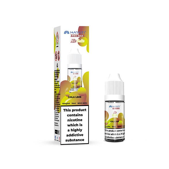Hayati Pro Max Nic Salt 10mg - Cola Lime 10mg 10ml Nic Salt Hayati