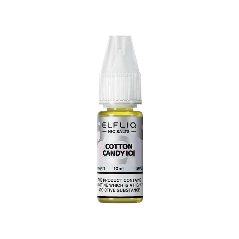 Elfliq 10mg Nic Salts - Cotton Candy 10mg 10ml Nic Salt Elf Bar