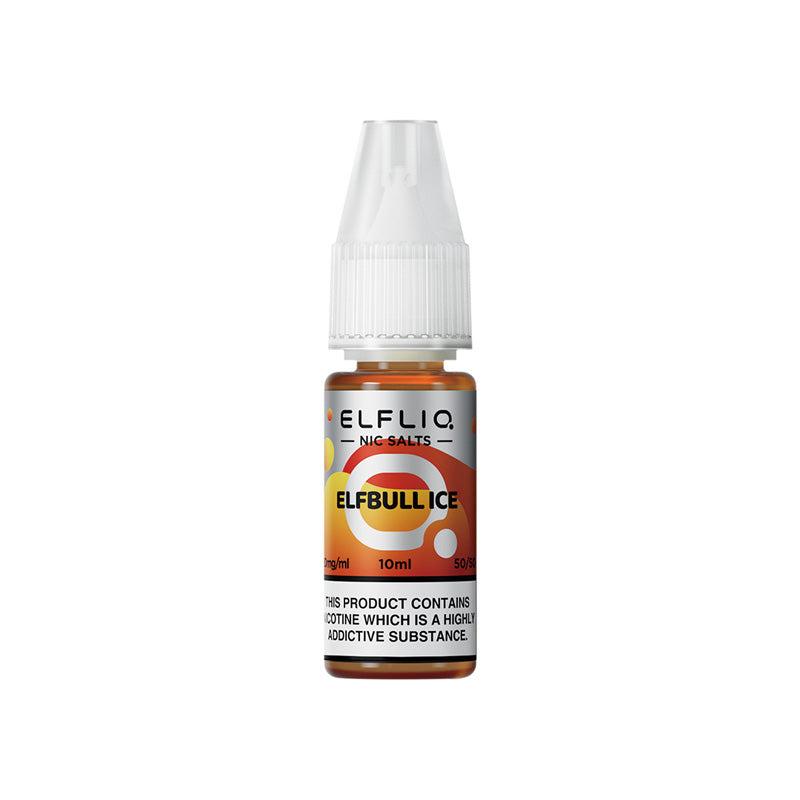 Elfliq 10mg Nic Salts - Elfbull Ice 10mg 10ml Nic Salt Elf Bar