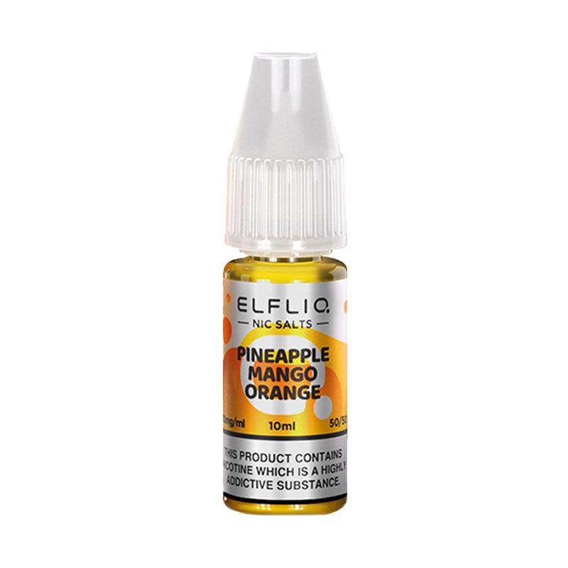 Elfliq 20mg Nic Salts - Pineapple Mango Orange 20mg 10ml Nic Salt Elf Bar