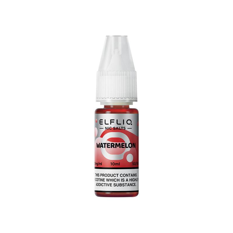 Elfliq 10mg Nic Salts - Watermelon 10mg 10ml Nic Salt Elf Bar