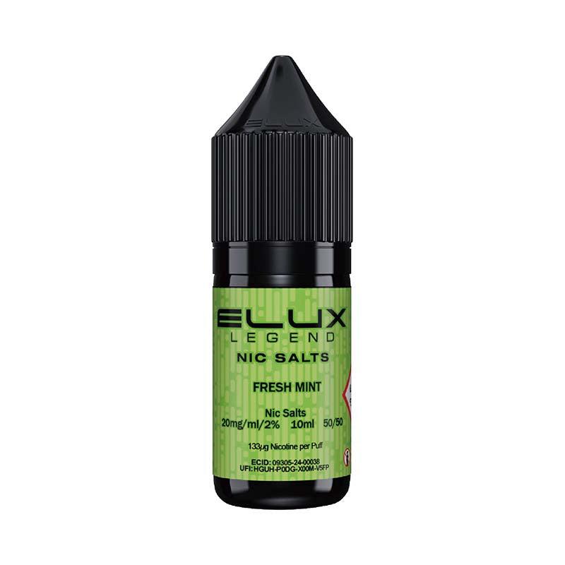 Elux Legend Nic Salt 10mg - Fresh Mint 10mg 10ml Nic Salt Elux