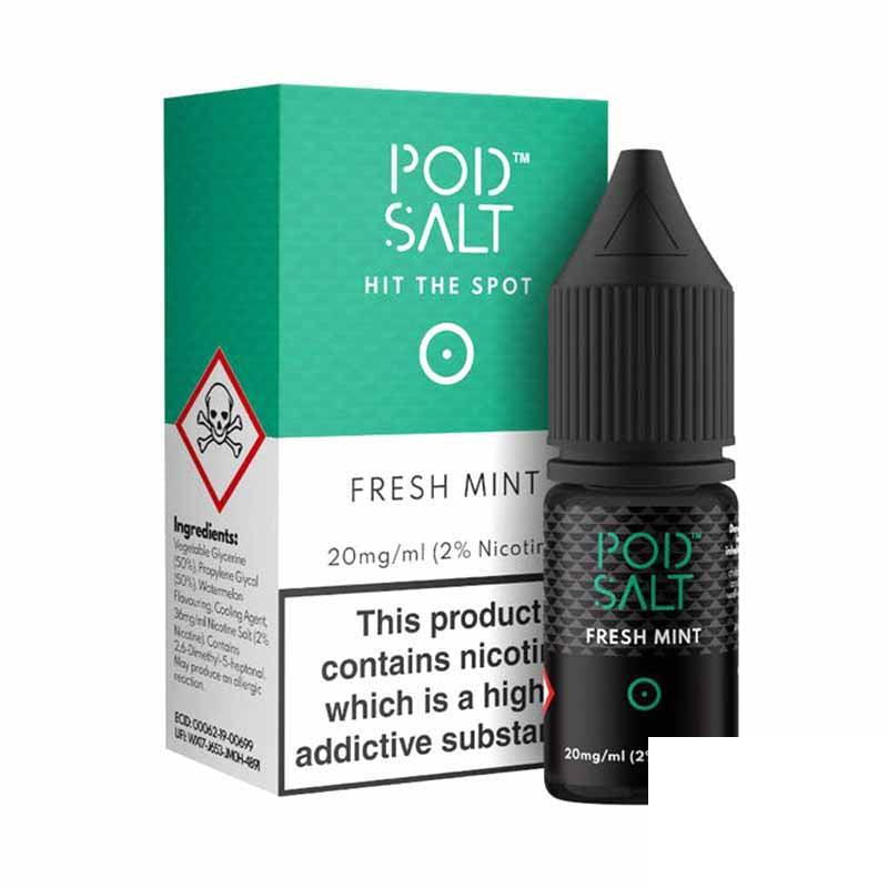Pod Salt Fresh Mint Nic Salt - 5mg 10ml Nic Salt Pod Salt
