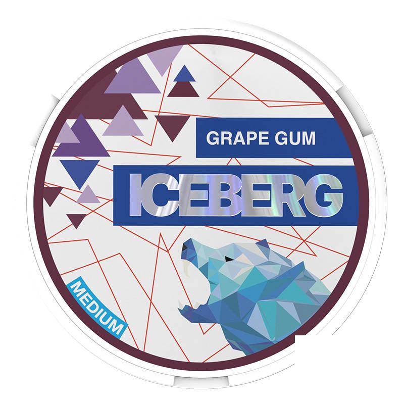 Iceberg Medium 20mg Nicotine Pouches - Grape Gum 20mg Nicotine Pouches Iceberg