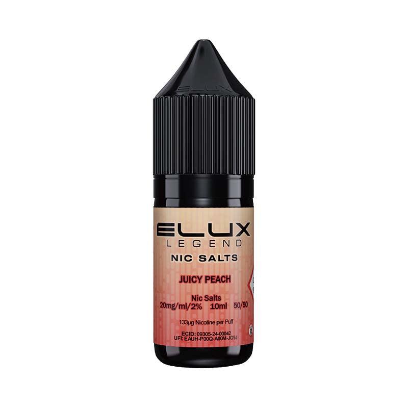 Elux Legend Nic Salt 10mg - Juicy Peach 10mg 10ml Nic Salt Elux