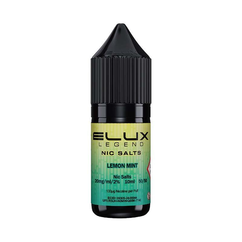 Elux Legend Nic Salt 10mg - Lemon Mint 10mg 10ml Nic Salt Elux