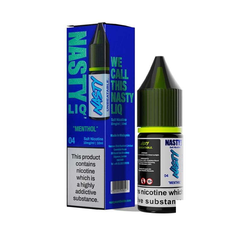 Nasty Liq 20mg Nic Salt - Menthol 20mg 10ml Nic Salt Nasty