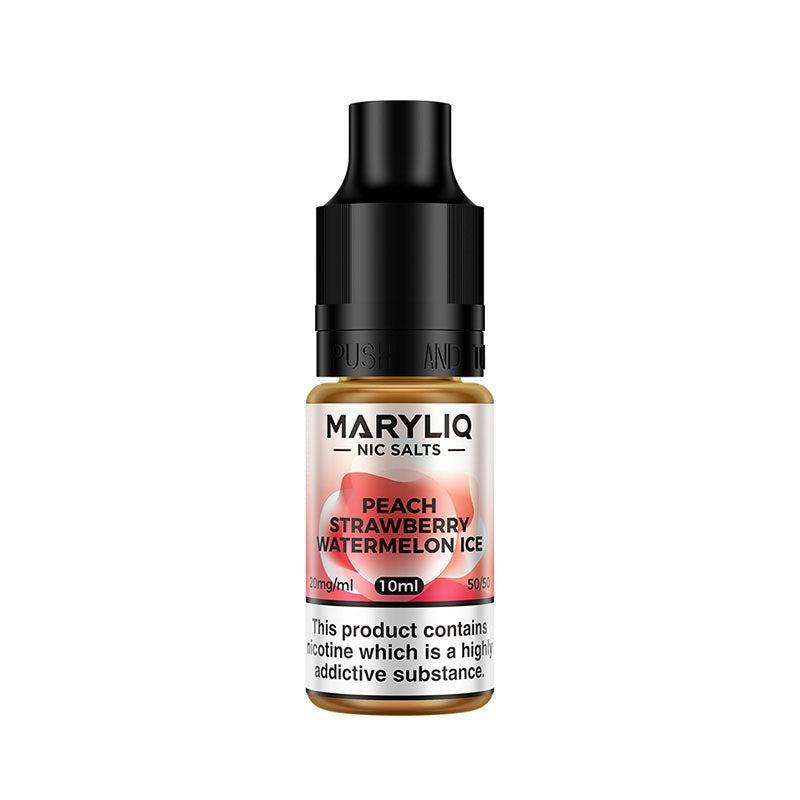 Maryliq by Lost Mary Nic Salt 20mg - Peach Strawberry Watermelon Ice 20mg 10ml Nic Salt Lost Mary