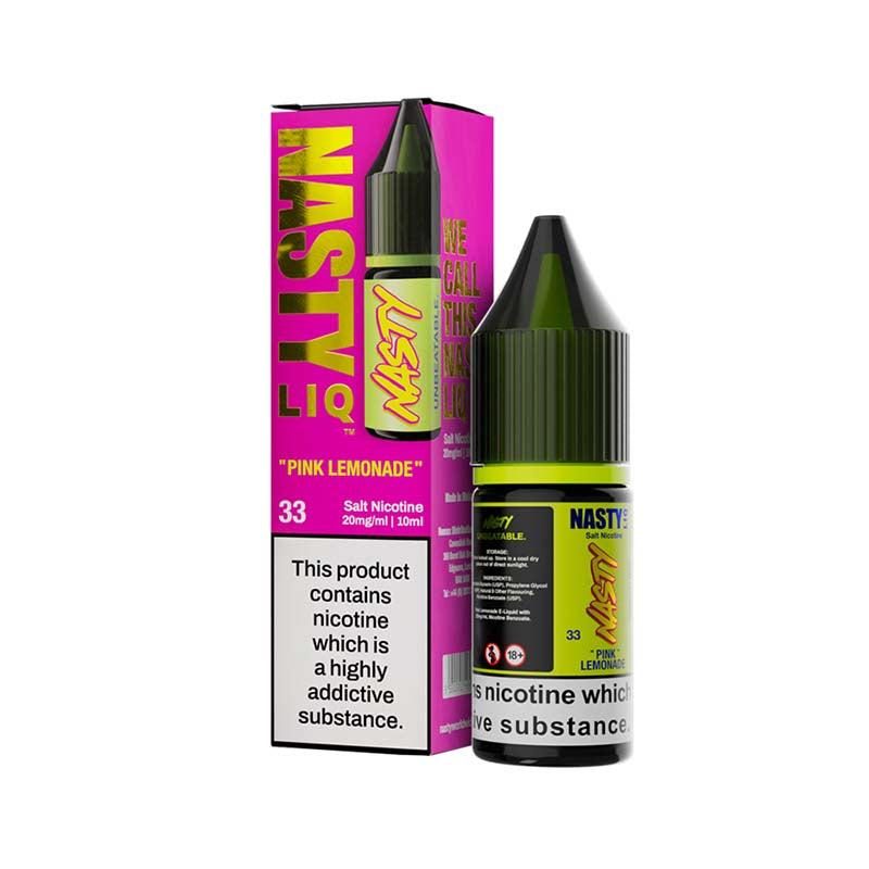 Nasty Liq 20mg Nic Salt - Pink Lemonade 20mg 10ml Nic Salt Nasty