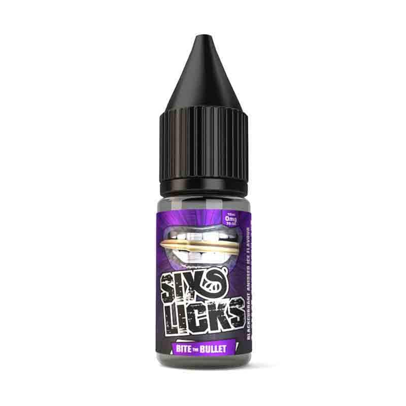 Six Licks 20mg Nic Salts - Bite The Bullet 10ml Nic Salt Six Licks