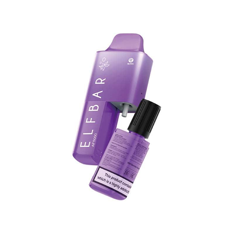 Elf Bar AF5000 - Wild Berry Ice 20mg Legal Big Puff Device Elf Bar