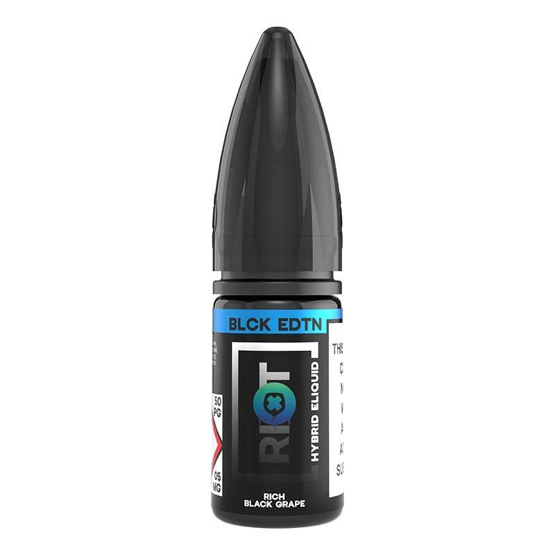 Riot Squad Rich Black Grape BLCK Edition Hybrid Nic Salt - 10mg 10ml Nic Salt Riot E Liquid