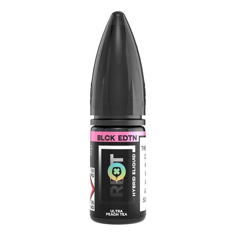 Riot Squad Ultra Peach Tea BLCK Edition Hybrid Nic Salt - 5mg 10ml Nic Salt Riot E Liquid