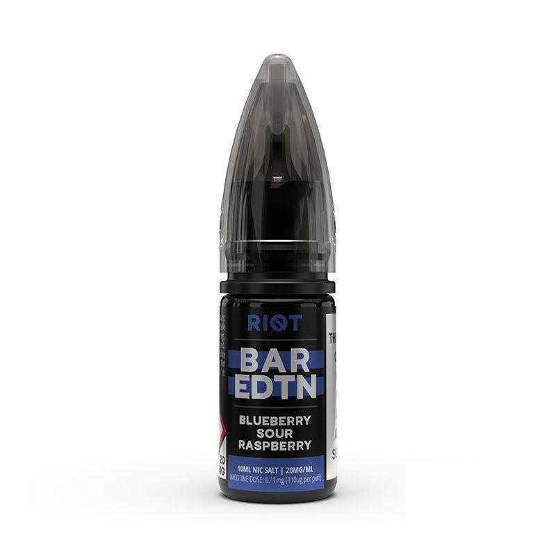 Riot Squad Blueberry Sour Raspberry Bar Edition Nic Salt - 20mg 10ml Nic Salt Riot E Liquid