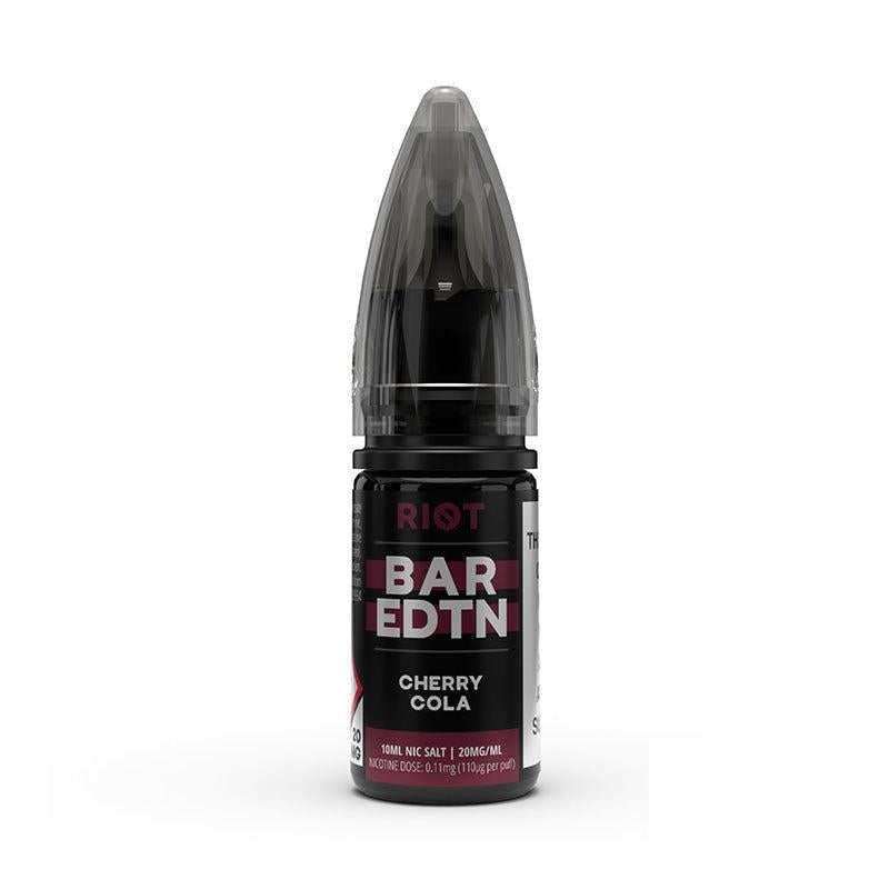 Riot Squad Cherry Cola Bar Edition Nic Salt - 10mg 10ml Nic Salt Riot E Liquid