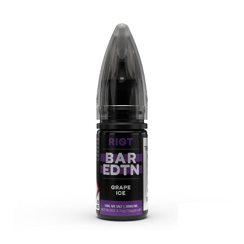 Riot Squad Grape Ice Bar Edition Nic Salt - 20mg 10ml Nic Salt Riot E Liquid