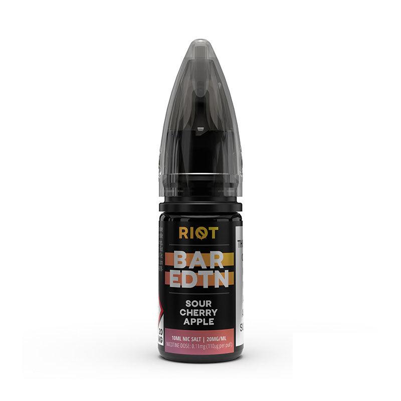 Riot Squad Sour Cherry Apple Bar Edition Nic Salt - 10mg 10ml Nic Salt Riot E Liquid