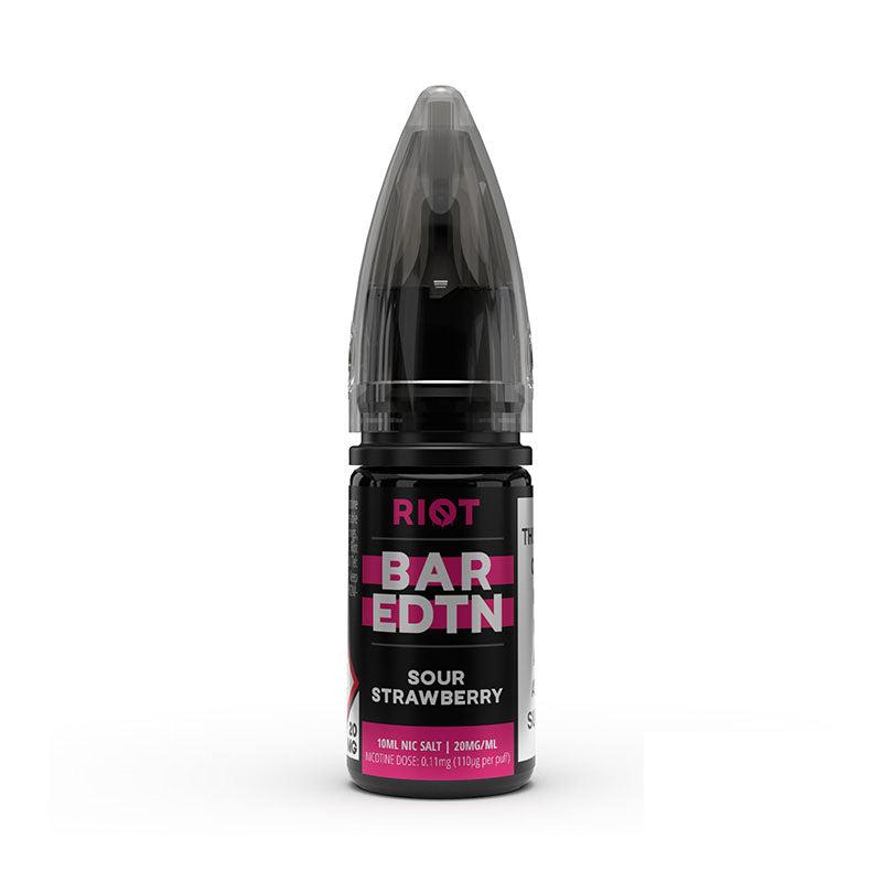 Riot Squad Sour Strawberry Bar Edition Nic Salt - 10mg 10ml Nic Salt Riot E Liquid