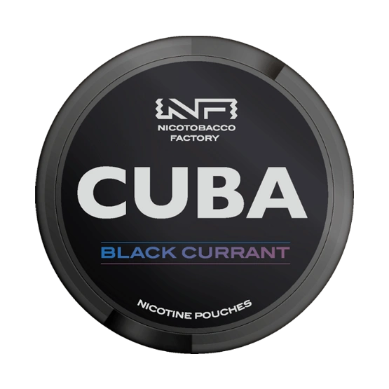 Cuba Nicotine Pouches Blackcurrent 43MG Nicotine Pouches Cuba