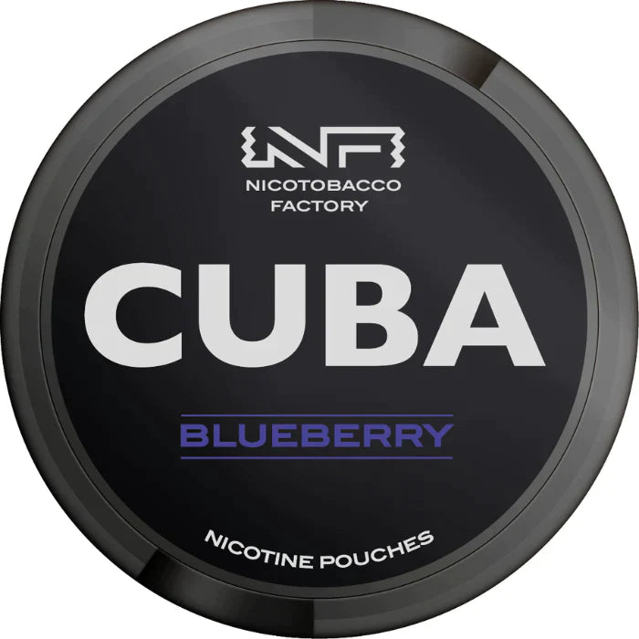 Cuba Nicotine Pouches Blueberry 43MG Nicotine Pouches Cuba