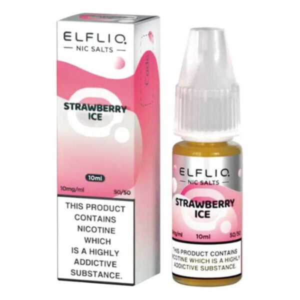 ELF BAR ELFLIQ Nic Salts  Elf Bar Strawberry Ice  