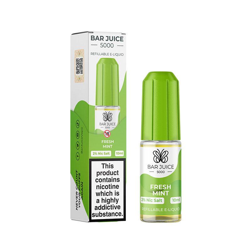 Bar Juice 5000 Fresh Mint Nic Salt - 20mg 10ml Nic Salt Bar Juice 5000