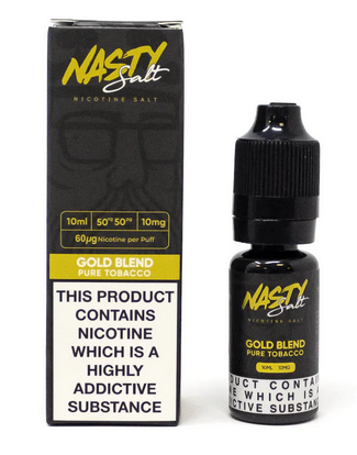 Nasty Juice 10ml/20ml Nic Salts Gold Blend Nic Salts Nasty