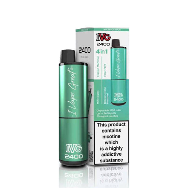 IVG 2400 Disposable Vapes - Menthol Edition Disposable IVG   