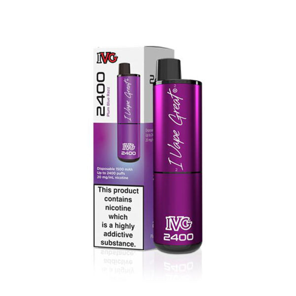 IVG 2400 Disposable Vapes - Plum Blue Razz Disposable IVG   