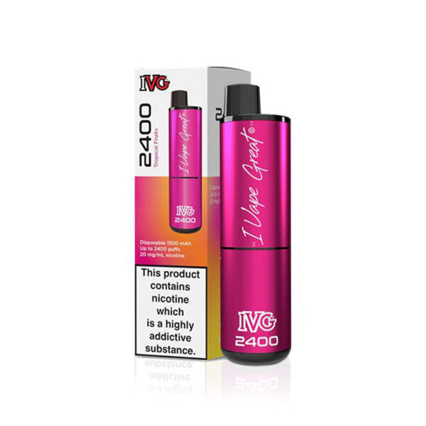 IVG 2400 Disposable Vapes - Tropical Fruits Disposable IVG   