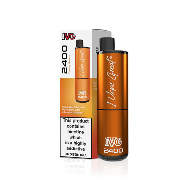 IVG 2400 Disposable Vapes Disposable IVG Yummy Gummy  