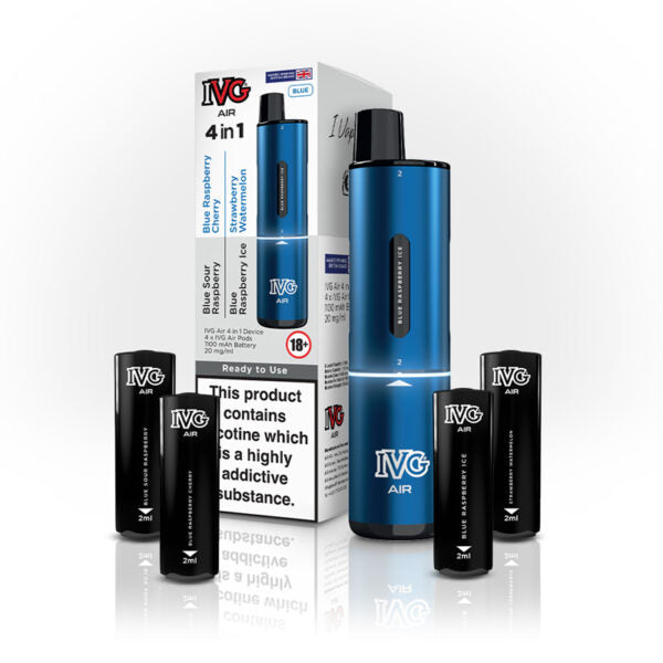 IVG Air 4 in 1 Blue Edition Pod Kit Rechargeable IVG   