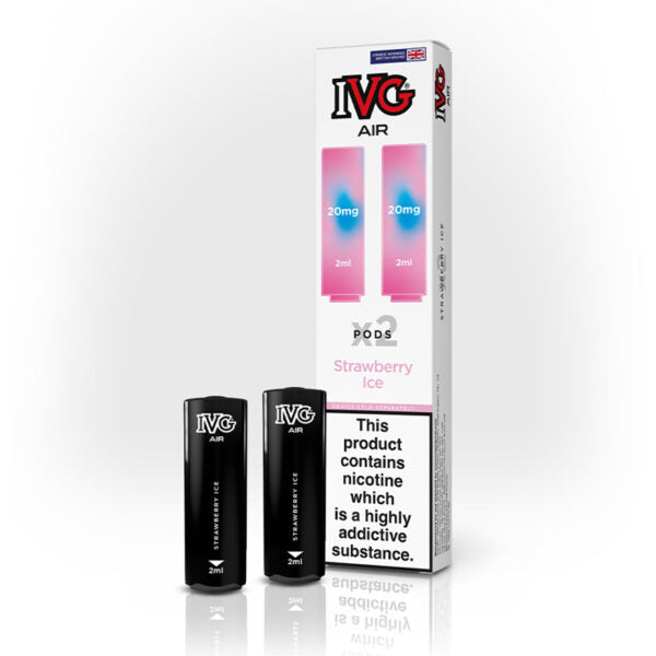 IVG Air Strawberry Ice Prefilled Pod Only Rechargeable IVG   