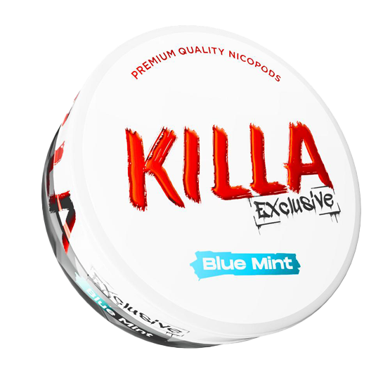 Killa Nicotine Pouches - Blue Mint 16.5 MG Nicotine Pouches Killa