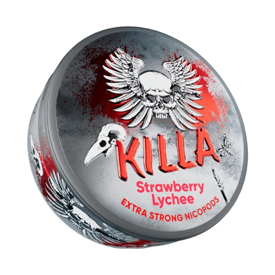 Killa Nicotine Pouches - Strawberry Lychee 16.5 MG Nicotine Pouches Killa