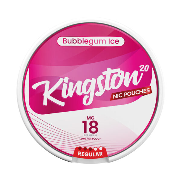 Kingston Nic Pouches Bubblegum Ice 18MG Nicotine Pouches Kingston