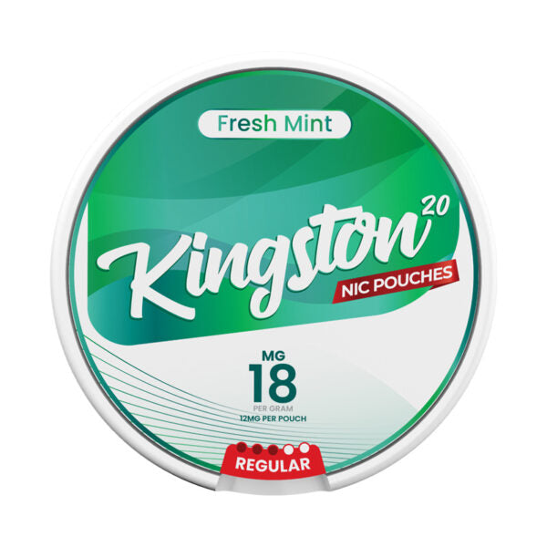 Kingston Nic Pouches Fresh Mint 18MG Nicotine Pouches Kingston