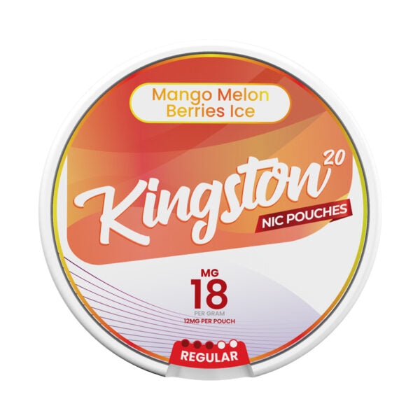 Kingston Nic Pouches Mango Melon Berries Ice 18MG Nicotine Pouches Kingston