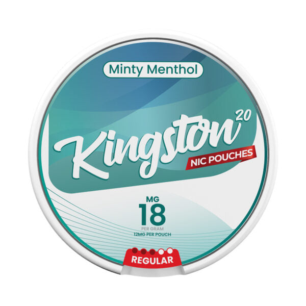 Kingston Nic Pouches Minty Menthol 18MG Nicotine Pouches Kingston