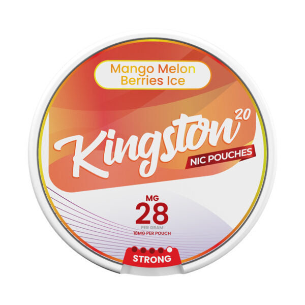 Kingston Nic Pouches Mango Melon Berries Ice 28MG Nicotine Pouches Kingston