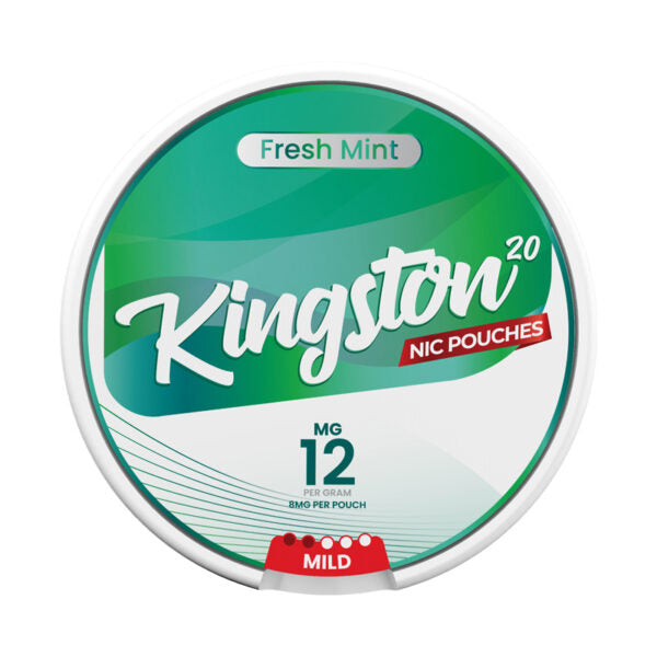 Kingston Nic Pouches Fresh Mint 12MG Nicotine Pouches Kingston