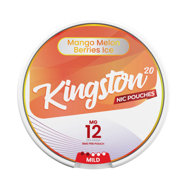 Kingston Nic Pouches Mango Melon Berries Ice 12MG Nicotine Pouches Kingston