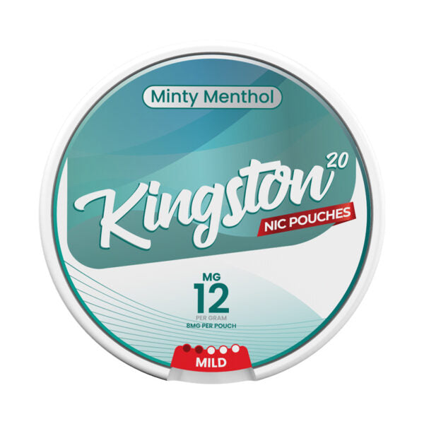 Kingston Nic Pouches Minty Menthol 12MG Nicotine Pouches Kingston