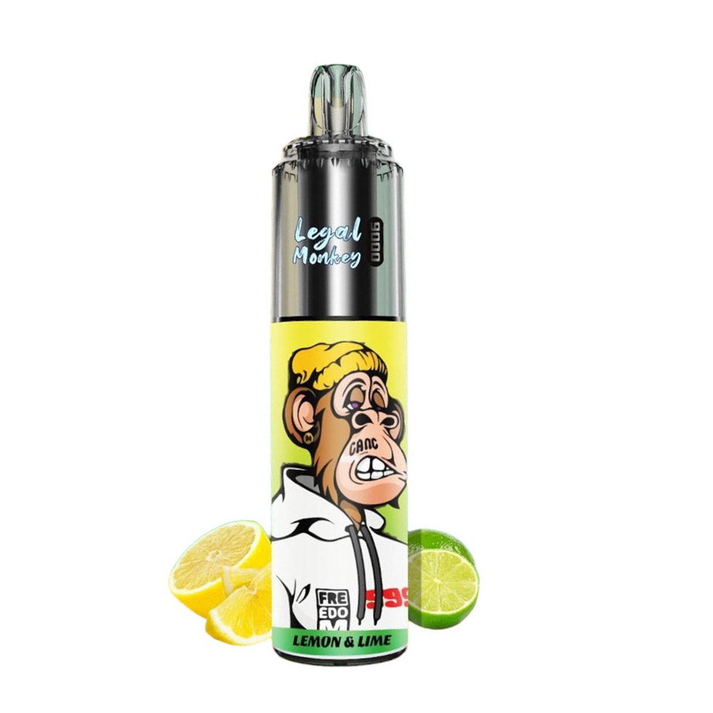 Legal Monkey 9000 - Lemon Lime Disposable Vape Legal Monkey